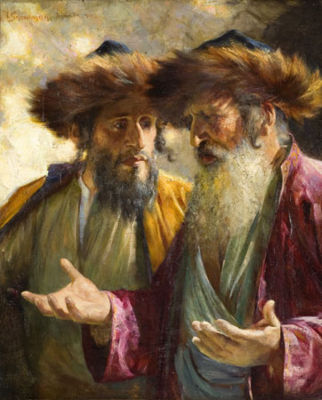 Isaac Snowman : Two Rabbis in Jerusalem