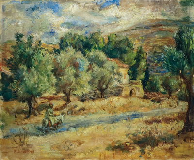 Miron Sima : On the road to Jerusalem (Ein Karem)