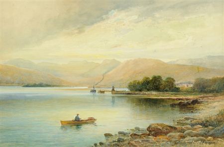 Emil A Krause : 'On Windermere Lake'