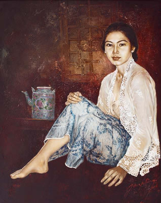 Josephine Linggar : Seated Lady