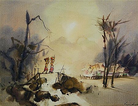 Keng Seng Choo : Crossing Bridge, 1983