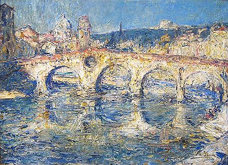 Armand Gustave Jamar : Ponte della Pietra, Vérone