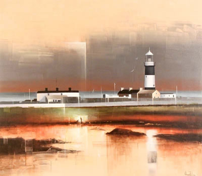 Verner Finlay : 'Tory Island Lighthouse, Bloody Foreland, Co. Donegal'