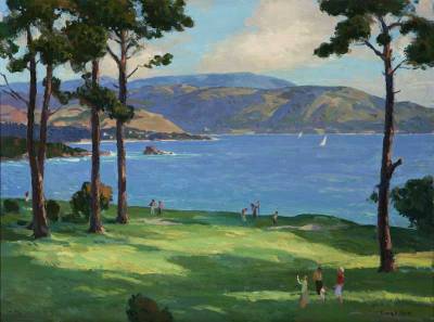 Frank Harmon Myers : Across Carmel Bay