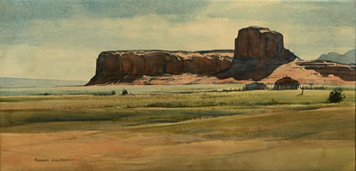 Robert Leroy Knudson : Southwestern landscape