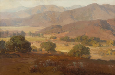 Hanson Puthuff : Sweeping view of Big Tujunga Canyon