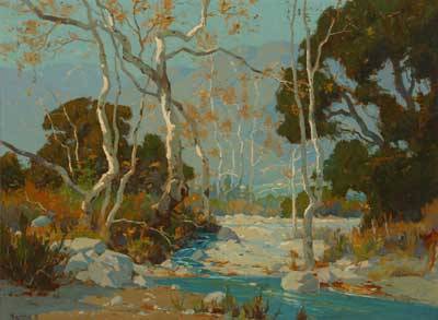 Elmer Wachtel : Landscape - Santa Anita Canyon