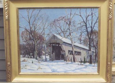 Karl Brandner : Covered Bridge