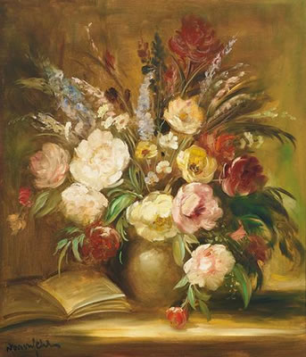 Georg Albert Dorschfeldt : Blumenstilleben