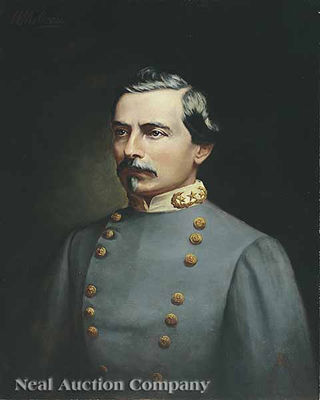 Andres Molinary : 'Portrait of Confederate General Pierre Gustave Toutant Beauregard'