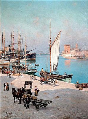 Joseph Garibaldi : Le port animé de Marseille