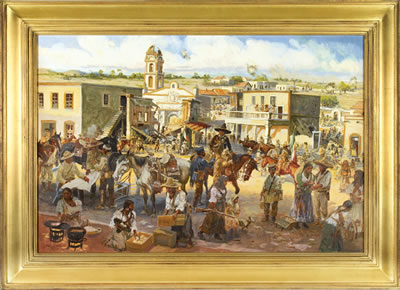 David (Dave) Powell : Mexican Market Scene