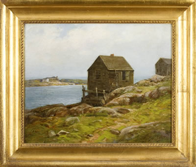 Horace Giles : FISHING SHANTY ON A COVE