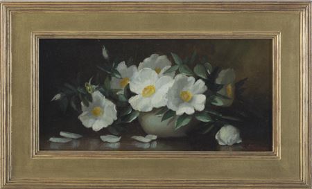 George Washington Seavey : White Roses