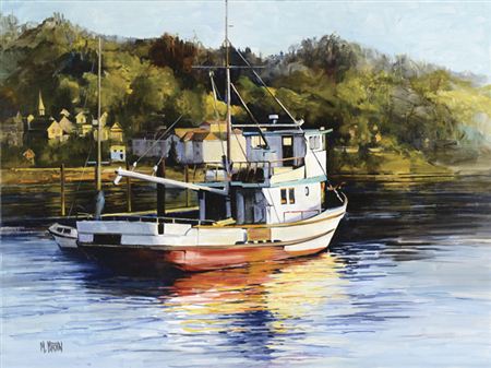 Marie (McClure) Martin : 'Astoria Fishing Boat'