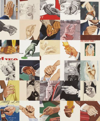 Julia Jacquette : Men's Hands (Handshake)