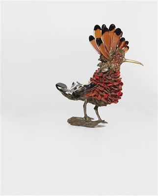 Toni Zuccheri : Prototype 'Hoopoe' bird sculpture