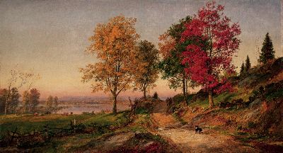 Jasper Francis Cropsey : Greenwood Lake