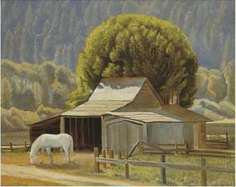 Edward Bruce : California Ranch Scene