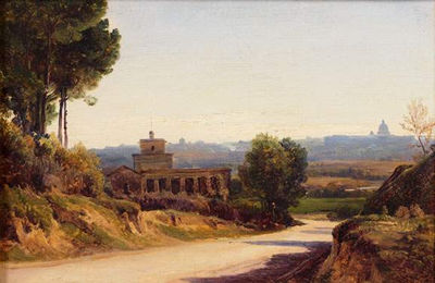 Andre Giroux : Route aux environs de Rome