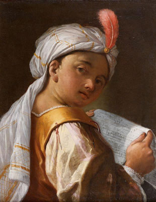 Domenico (Maggiotto) Fedeli : Jeune enfant au turban