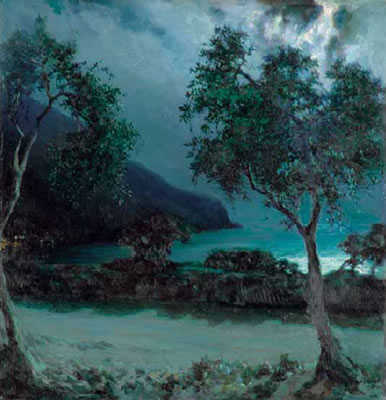 Antonio Discovolo : Paesaggio notturno