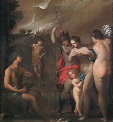 Pietro Ricchi : II fiudizio di Paride