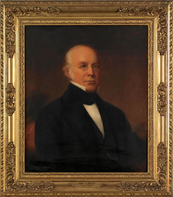 Samuel Bell Waugh : Portrait of John Alexander Brown, Director of the Insurance Company of North America, 1828-1872