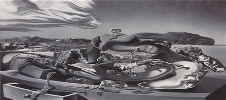 Glenn Brown : Oscillate Wildly (after 'Autumnal Cannibalism' 1936 by Salvador Dalí), 1999