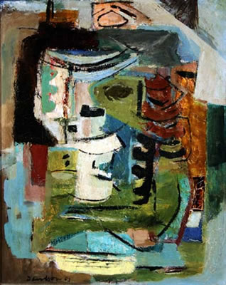 Morris Davidson : CUBIST STILL LIFE