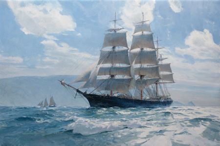 Christopher Blossom : Henry B Hyde arriving at San Francisco, late 1880s