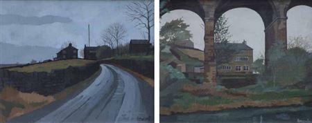 Russell Howarth : Holly Grove, Saddleworth; Viaduct in Uppermill, Saddleworth (2)