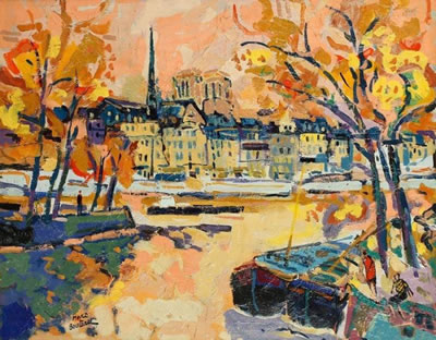 Marc Bouteau : Les berges sur la Seine