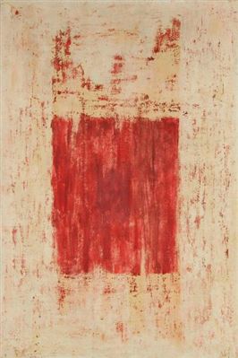 René Laubies : Composition rouge, 1959