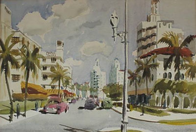 Martin Linsey : COLLIN'S AVE., MIAMI BEACH, FL