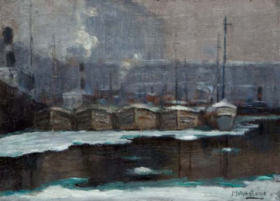 John Young Johnstone : AT THE FOOT OF MCGILL