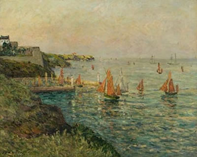 Maxime Camille Louis Maufra : LA RADE DE PALAIS, BELLE ISLE EN MER