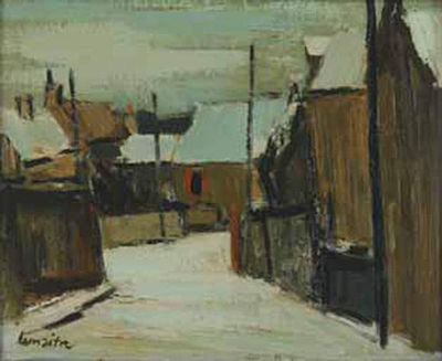 Andre hubert Lemaitre : Neige à Cesny