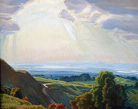 Charles March Gere : The Severn Estuary