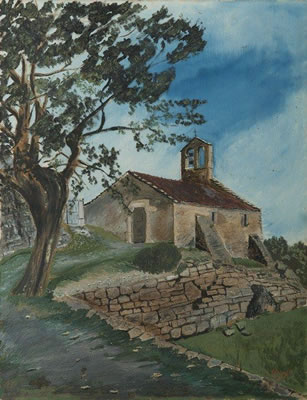 Jean Gervat : Chapelle de la Tour-sans-Venin. Seyssinet