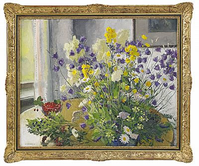 Olle Hjortzberg : Midsommarblomster