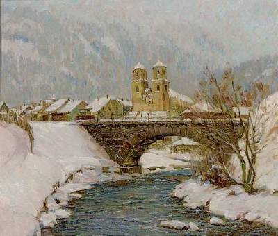 Robert Curry : Winter In the Tyrol