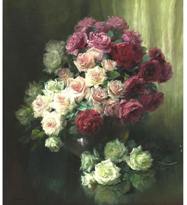 Julien Stappers : STILL LIFE WITH ROSES