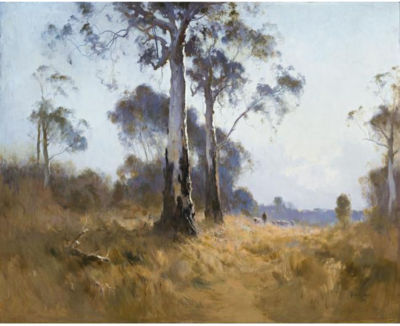 Theodore Penleigh Boyd : GHOST GUM AT KANGAROO FLAT