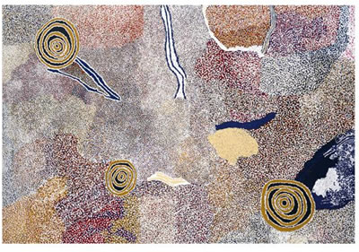 Bill Whiskey Tjapaltjarri : ROCKHOLES NEAR THE OLGAS