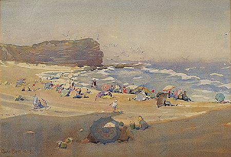 Gwendoline Barringer : BEACH SCENE