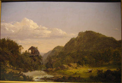 Frederic Edwin Church : The Old Mill, 1852