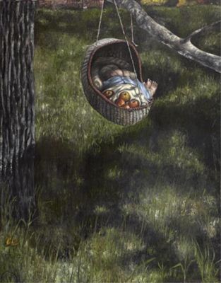 Chuck Walker : INFANT IN HANGING BASKET