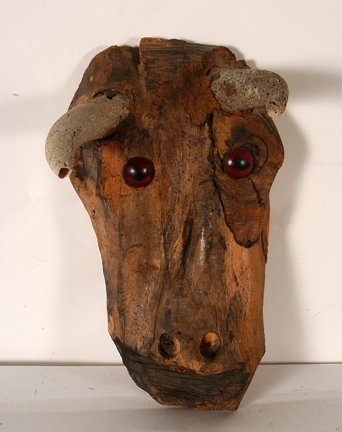 Jessie Aaron : Bull Head with Horns