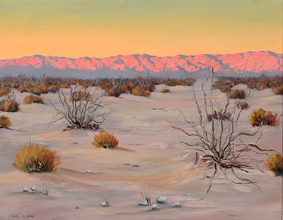 Carl Bray : Orange Desert